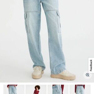 Aeropostale Women’s Low Rise  Cargo Jeans